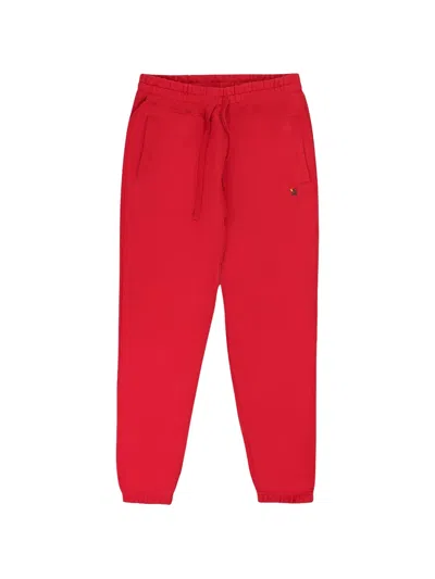 Aimé Leon Dore Logo-detail Track Pants In Red