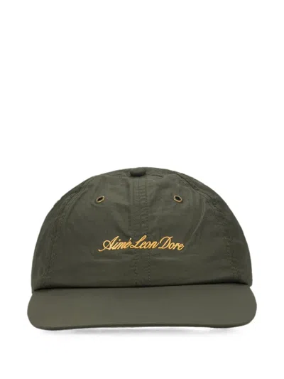 Aimé Leon Dore Logo-embroidered Cap In Green