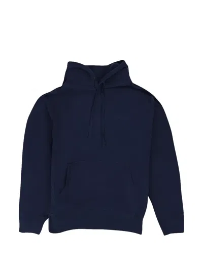Aimé Leon Dore Logo-embroidered Hoodie In Blue