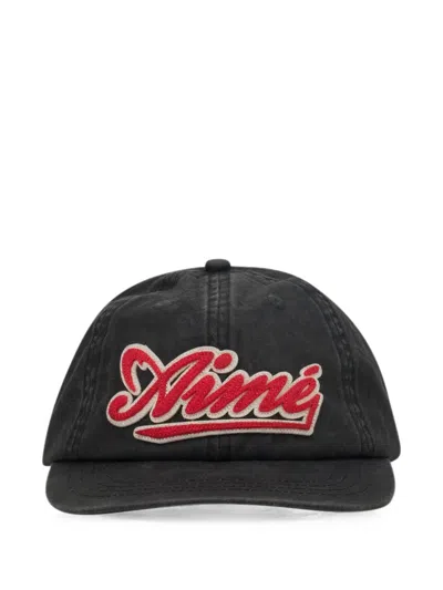 Aimé Leon Dore Logo-patch Baseball Cap In Black