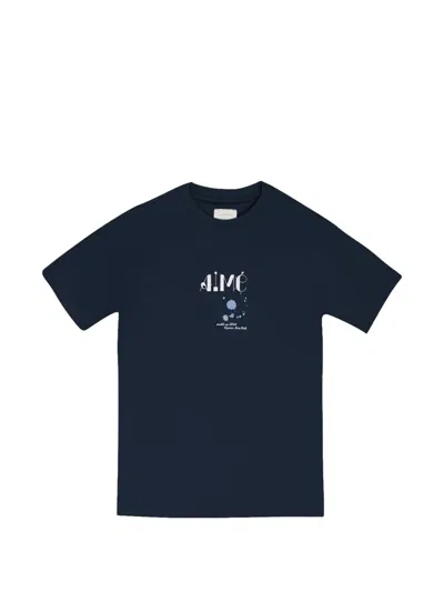 Aimé Leon Dore Logo-print Short-sleeve T-shirt In Animal Print