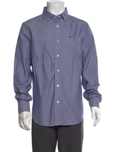 Pre-owned Aimé Leon Dore Long Sleeve Dress Shirt In Blue