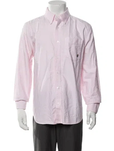 Pre-owned Aimé Leon Dore Long Sleeve Dress Shirt In Pink