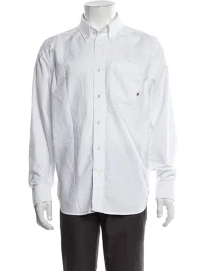 Pre-owned Aimé Leon Dore Long Sleeve Dress Shirt In White