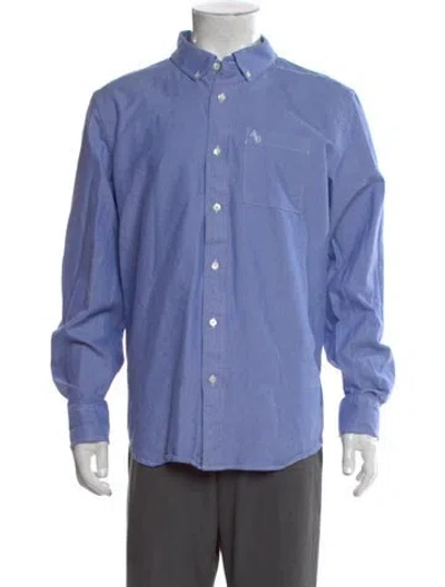 Pre-owned Aimé Leon Dore Long Sleeve Shirt In Blue
