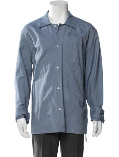 Pre-owned Aimé Leon Dore Long Sleeve Shirt In Blue
