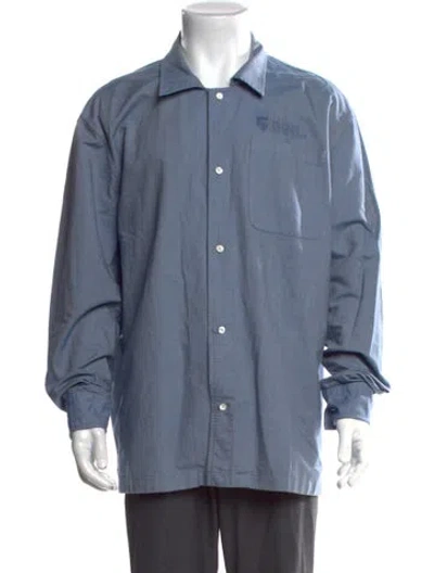 Pre-owned Aimé Leon Dore Long Sleeve Shirt In Blue