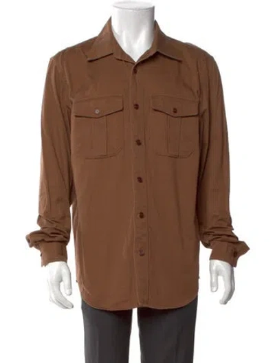 Pre-owned Aimé Leon Dore Long Sleeve Shirt In Brown