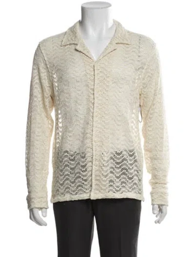 Pre-owned Aimé Leon Dore Long Sleeve Shirt In White