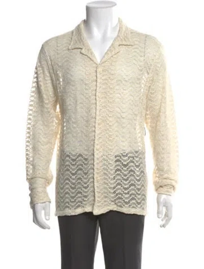 Pre-owned Aimé Leon Dore Long Sleeve Shirt In White