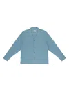 Aimé Leon Dore Blue Long-sleeve Twill Button-down Shirt In Blue