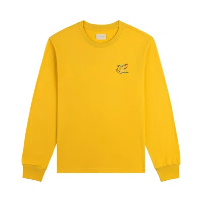 Pre-owned Aimé Leon Dore Long-sleeve Souvenir Tee 'mimosa' | Yellow | Men's Size Xl