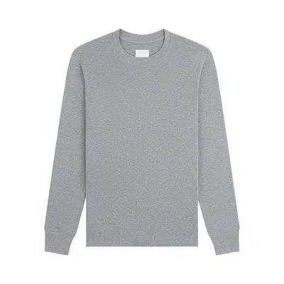 Pre-owned Aimé Leon Dore Long-sleeve Waffle Thermal 'heather Grey' | Men's Size L In Gray