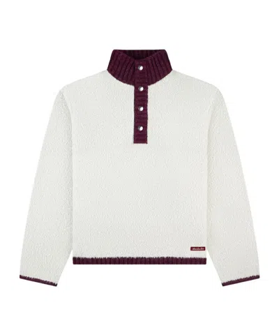 Aimé Leon Dore Long-sleeved Knitted Shirt In White