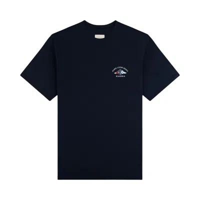 Pre-owned Aimé Leon Dore Marina Tee 'navy Blazer' | Blue | Men's Size S