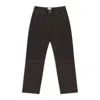 Aimé Leon Dore Maroon Suede Western Pants In Black