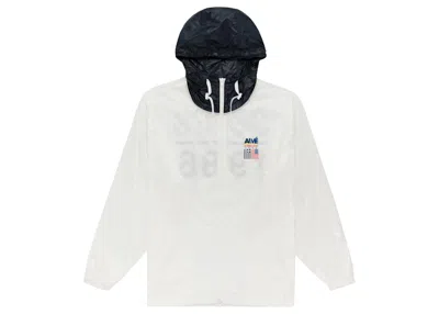 Pre-owned Aimé Leon Dore Men's Aime Leon Dore 38gs Offshore Windbreaker In White