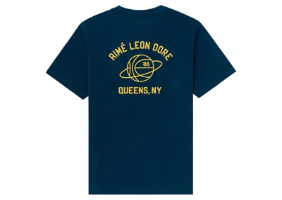 Pre-owned Aimé Leon Dore Men's Aime Leon Dore 86 Classic Tee Shirt In Navy Blue