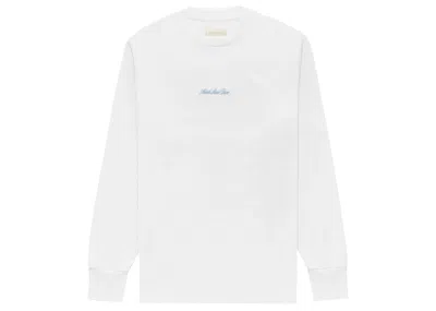 Pre-owned Aimé Leon Dore Men's Aime Leon Dore Ald Uniform Longsleeve Tee Shirt In White