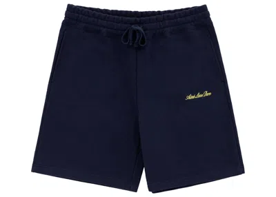 Pre-owned Aimé Leon Dore Men's Aime Leon Dore Ald Uniform Sweatshort In Navy Blue