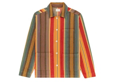 Pre-owned Aimé Leon Dore Men's Aime Leon Dore Blanket Stripe Chore Shirt
