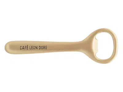Pre-owned Aimé Leon Dore Men's Aime Leon Dore Cafe Leon Dore Bottle Opener In Brass