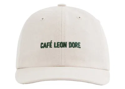 Pre-owned Aimé Leon Dore Men's Aime Leon Dore Cafe Leon Dore Hat In Cream In White