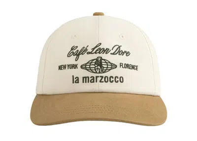 Pre-owned Aimé Leon Dore Men's Aime Leon Dore Cafe Leon Dore La Marzocco Hat In Cream