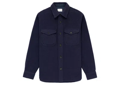 Pre-owned Aimé Leon Dore Men's Aime Leon Dore Casentino Overshirt In Navy Blue