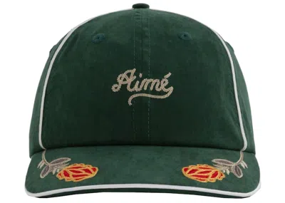 Pre-owned Aimé Leon Dore Men's Aime Leon Dore Chain Stitch Western Hat In Green