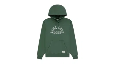 Pre-owned Aimé Leon Dore Men's Aime Leon Dore Collegiate Logo Hoodie In Green