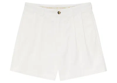 Pre-owned Aimé Leon Dore Men's Aime Leon Dore Double Pleated Short In White