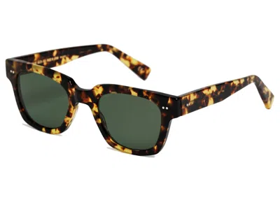 Pre-owned Aimé Leon Dore Men's Aime Leon Dore Gallo Sunglasses In Green Tortoise