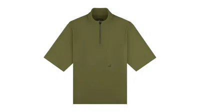 Pre-owned Aimé Leon Dore Men's Aime Leon Dore Golf Quarter Zip Pullover In Olive In Green