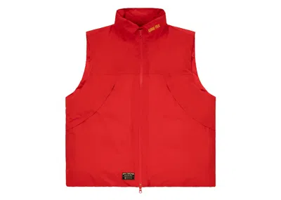 Pre-owned Aimé Leon Dore Men's Aime Leon Dore Goretex Down Filled Vest In Red