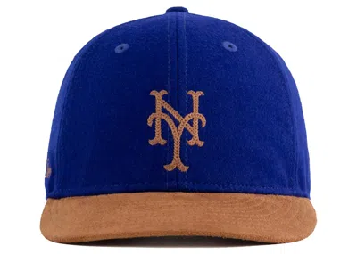 Pre-owned Aimé Leon Dore Men's Aime Leon Dore New Era Melton Wool Mets Hat In Blue