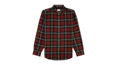 Pre-owned Aimé Leon Dore Men's Aime Leon Dore Plaid Overshirt In Red