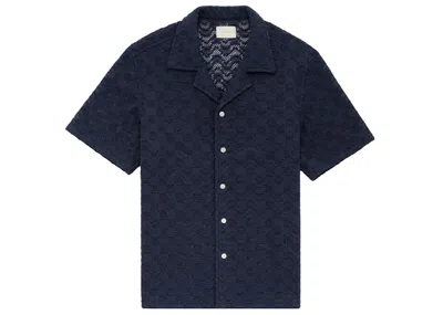 Pre-owned Aimé Leon Dore Men's Aime Leon Dore Rico Shirt In Navy Blue