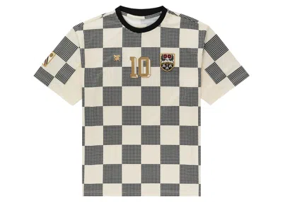 Pre-owned Aimé Leon Dore Men's Aime Leon Dore Team Soccer Jersey In Black/white