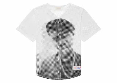 Pre-owned Aimé Leon Dore Men's Aime Leon Dore The Genesis Mesh Baseball Jersey In White