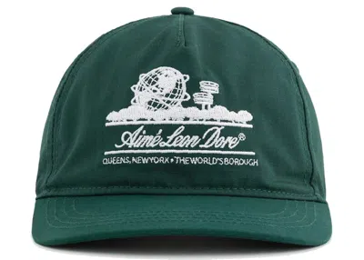 Pre-owned Aimé Leon Dore Men's Aime Leon Dore Unisphere Hat In Green