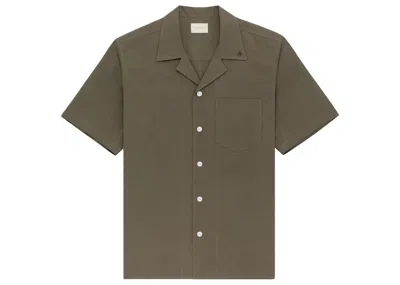 Pre-owned Aimé Leon Dore Men's Aime Leon Dore Washed Leisure Shirt In Green