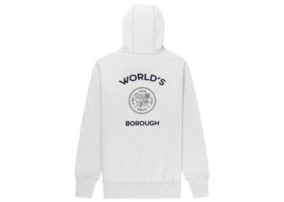 Pre-owned Aimé Leon Dore Men's Aime Leon Dore World's Borough Hoodie In Grey