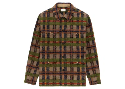Pre-owned Aimé Leon Dore Men's Aime Leon Dore Woven Overshirt In Plaid