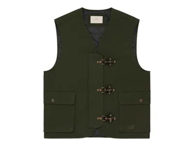 Pre-owned Aimé Leon Dore Men's Aime Leon Dore X New Balance 997 Canvas Utility Vest In Green
