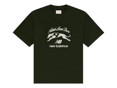Pre-owned Aimé Leon Dore Men's Aime Leon Dore X New Balance 997 Logo Tee Shirt In Green