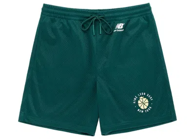 Pre-owned Aimé Leon Dore Men's Aime Leon Dore X New Balance Gym Shorts In Green