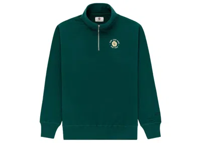 Pre-owned Aimé Leon Dore Men's Aime Leon Dore X New Balance Quarter Zip Pullover In Green