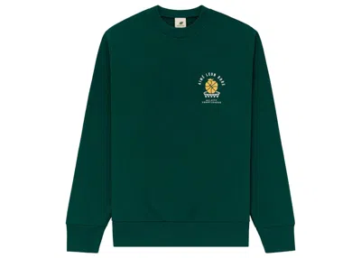 Pre-owned Aimé Leon Dore Men's Aime Leon Dore X New Balance Sonny League Crewneck Sweatshirt In Green