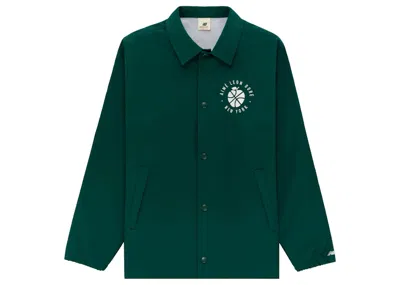 Pre-owned Aimé Leon Dore Men's Aime Leon Dore X New Balance Sonny Ny Coaches Jacket In Green